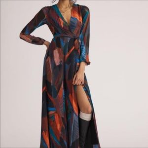 Anthropologie Hutch Lysette Wrap Maxi Dress